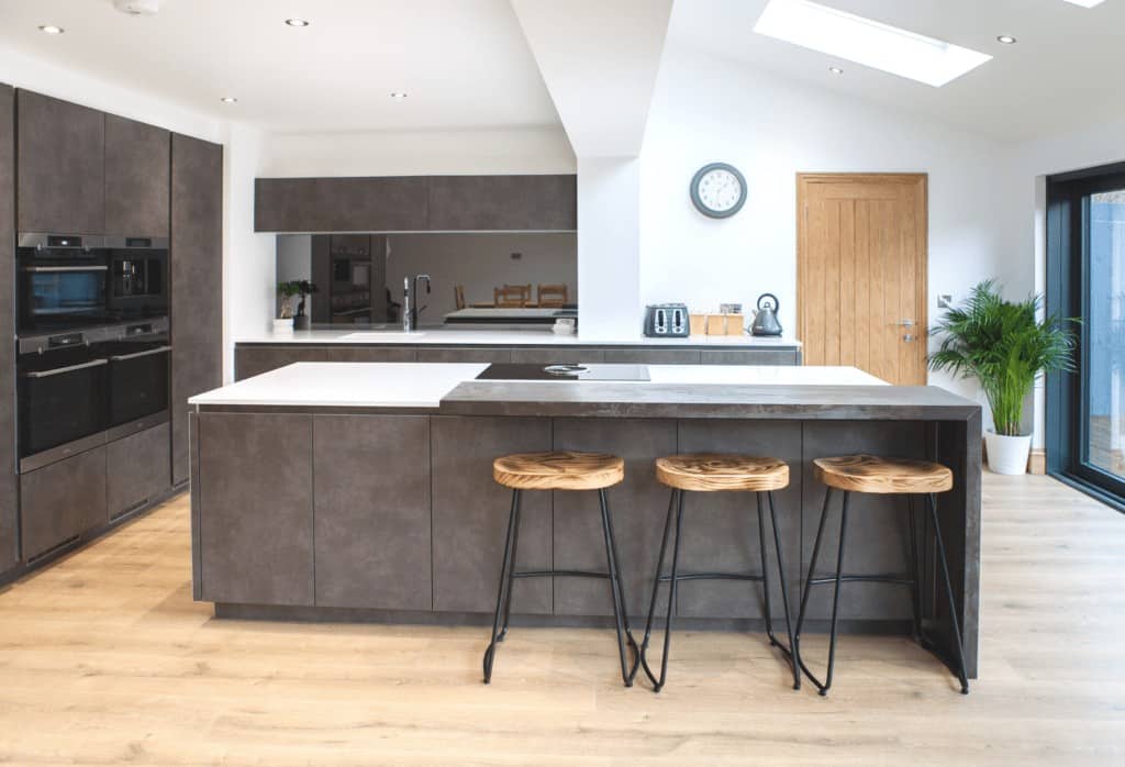 Top 7 Summer Trends For Your Leeds Fitted Kitchen Modern Kitchen With Dark Finish